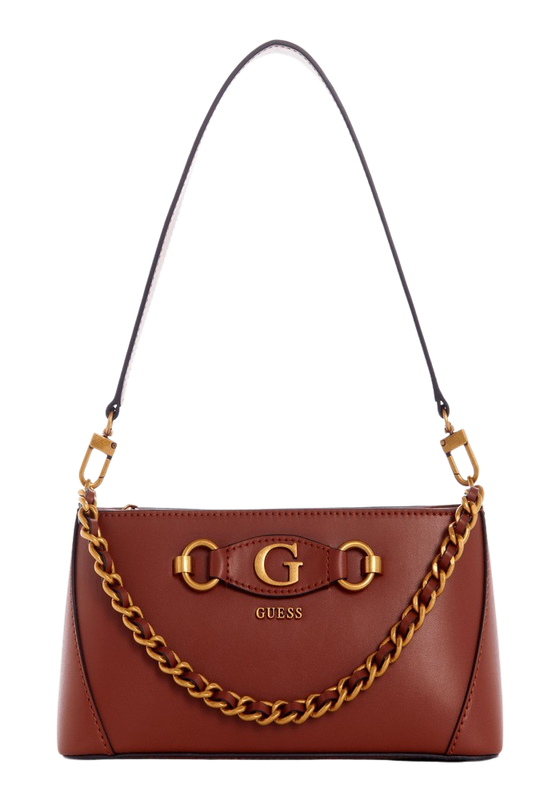 Cartera Guess Mujer Izzy Top Zip Shoulder Bag Cafe-0