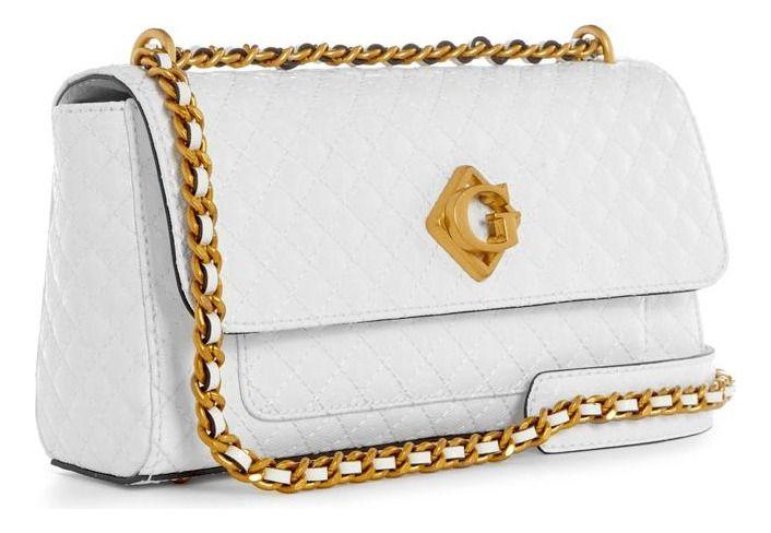 Cartera Guess Mujer Nerina Convertible Xbody Flap Blanco-1