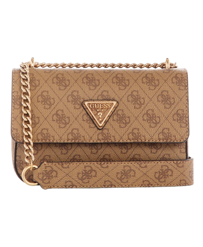 Cartera Guess Mujer Eco Elements Cnvrtbl Xbdy Flap Café.-0