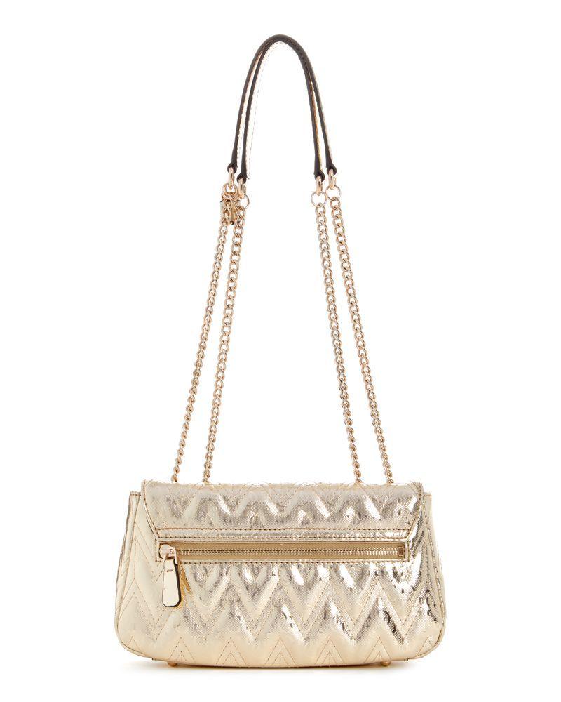 Cartera Guess Mujer Adelard Convertible Xbody Flap Dorado-2