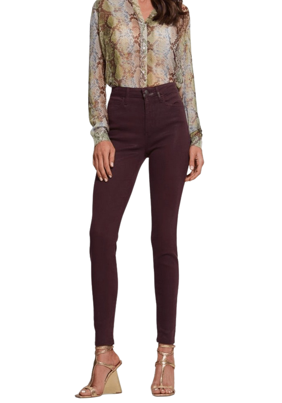 Jeans Guess Mujer Coated 1981 Skinny Burdeo-0
