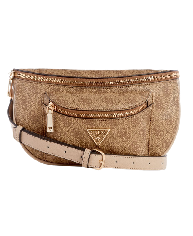 Banano Guess Mujer Manhattan Belt Bag Café-0