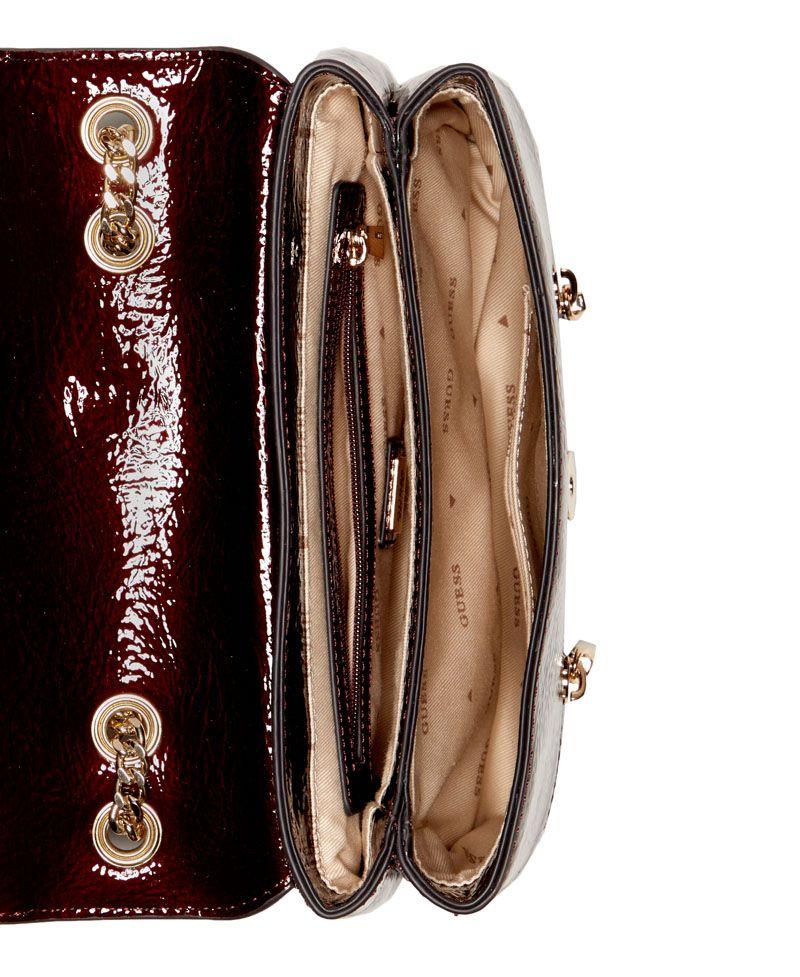 Cartera Guess Mujer Trissa Convertible Xbody Flap Rojo-3