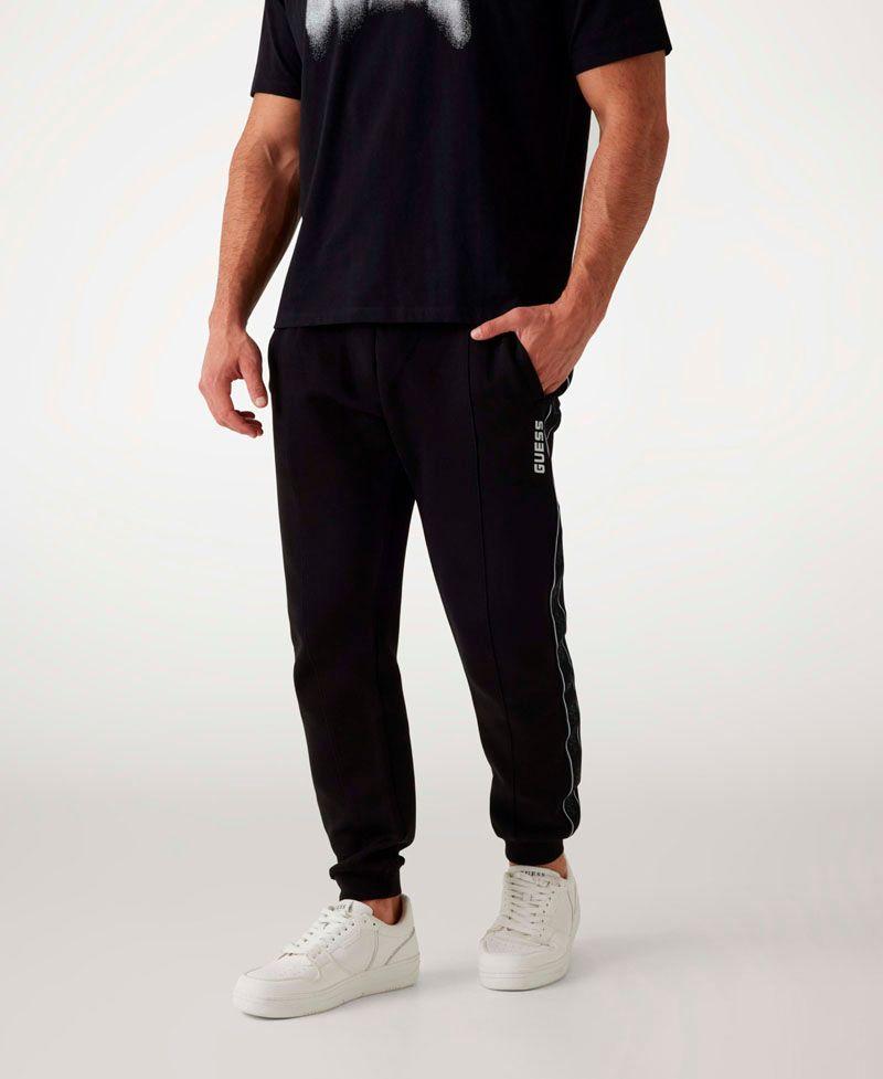 Pantalon Guess Hombre Mickey Cuff Pant Negro-0