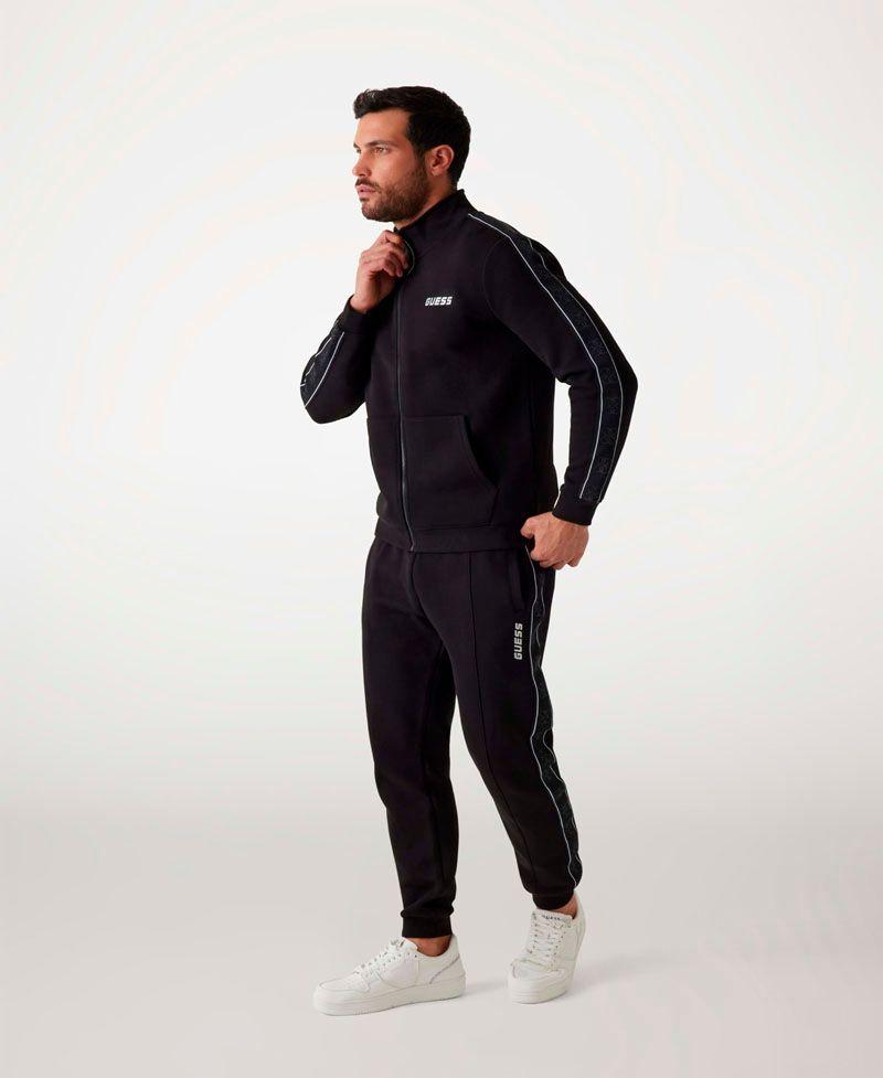 Pantalon Guess Hombre Mickey Cuff Pant Negro-1