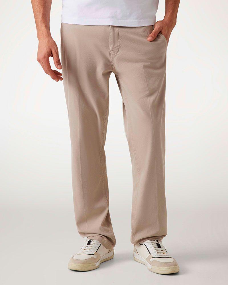 Pantalon Guess Hombre Angels Chino Gris-0