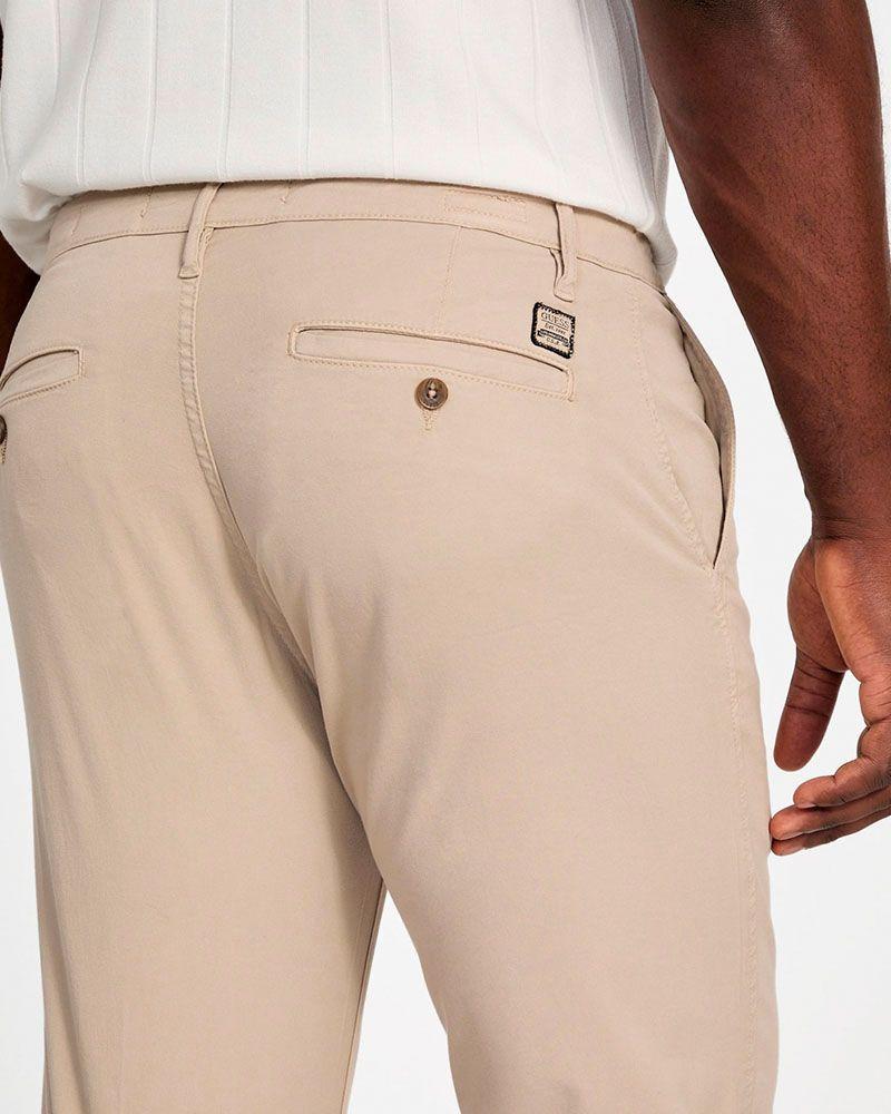 Pantalon Guess Hombre Angels Chino Gris-3