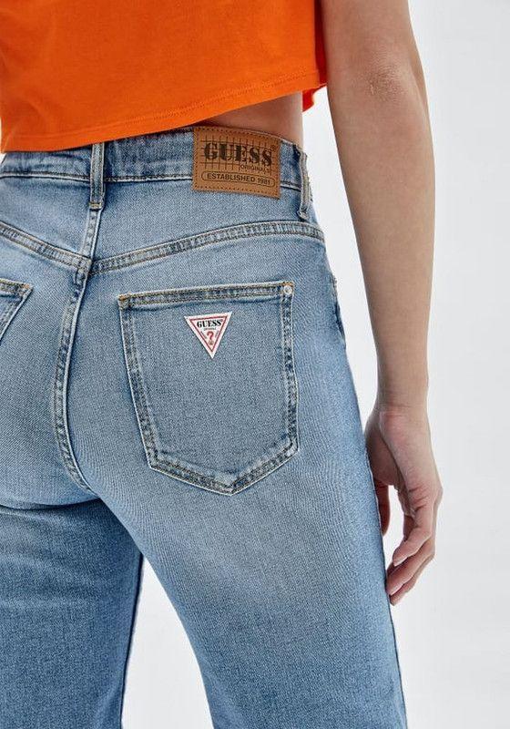 Jeans Guess Mujer Go Kit Emers Hr Straight Fit Celeste-2