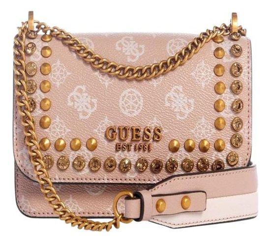 Mini Cartera Guess Mujer Fynna Convrtbl Crsbdy Flp Rosado-0