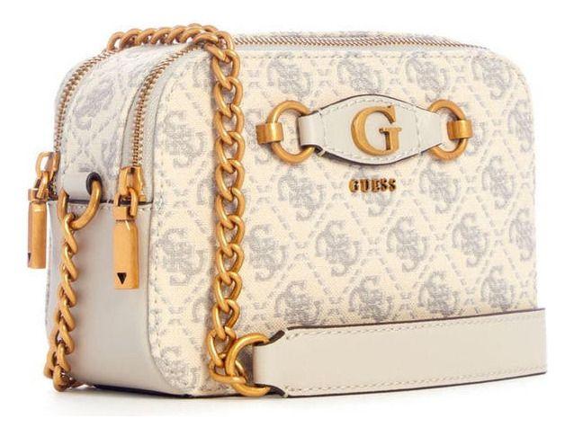 Cartera Guess Mujer Izzy Camera Bag Crema-1