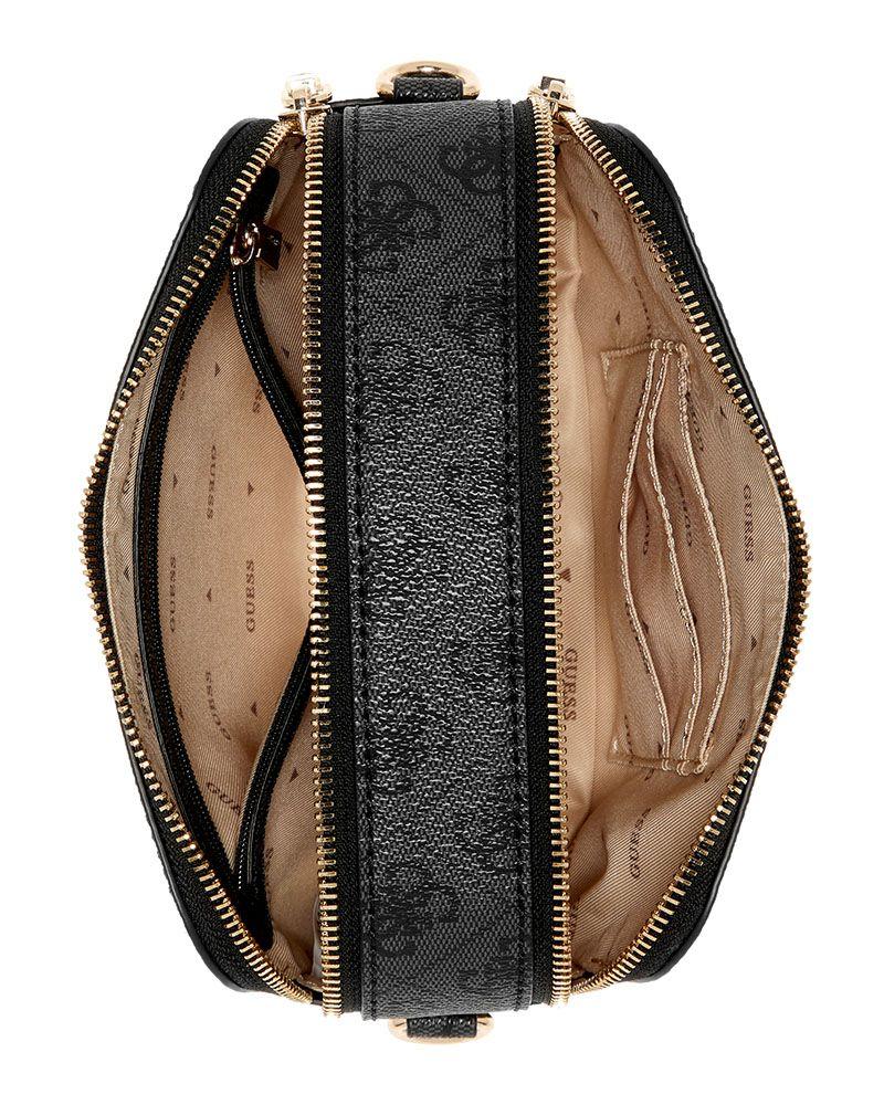 Cartera Guess Mujer Latona Ii Camera Crossbody Gris Oscuro-2
