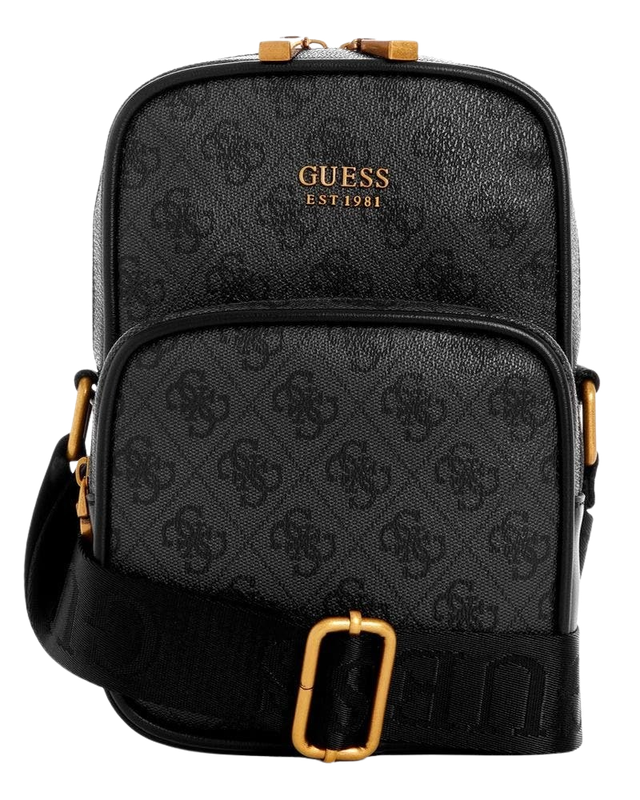 Bolso Guess Hombre Keith Camera Bag Negro-0