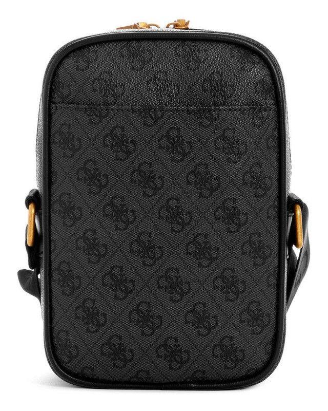 Bolso Guess Hombre Keith Camera Bag Negro-2