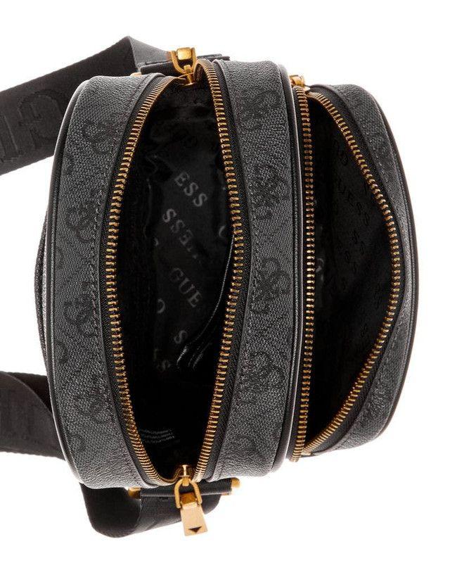 Bolso Guess Hombre Keith Camera Bag Negro-3