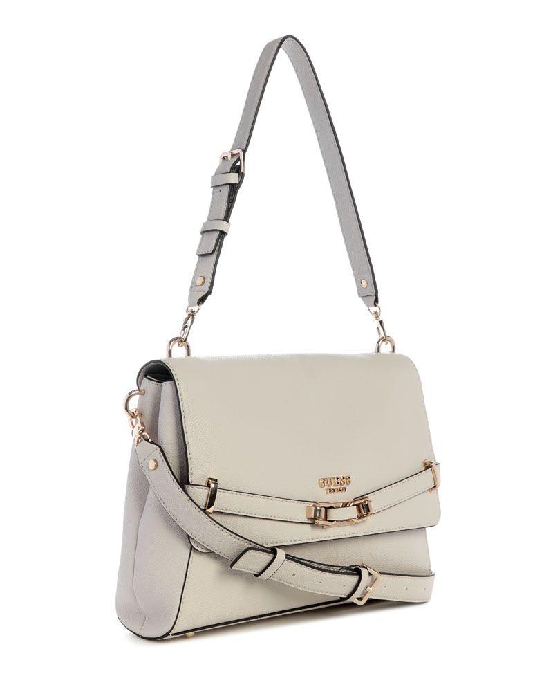 Cartera Silvye Flap Shoulder Bag Beige-1
