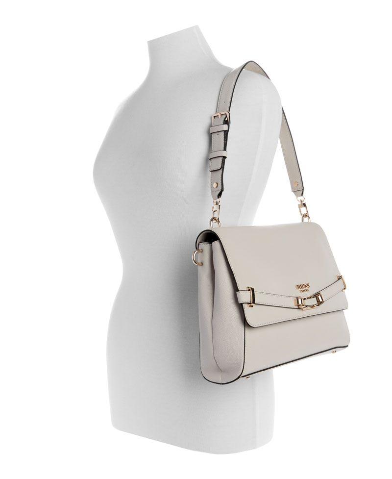 Cartera Silvye Flap Shoulder Bag Beige-4