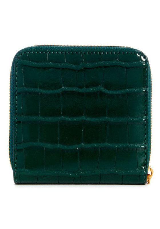 Billetera Guess Mujer James Slg Small Zip Around Verde-3
