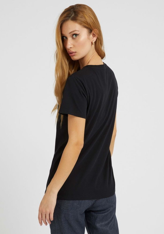 Polera Guess Mujer Graphic Teeshirts Negro-2