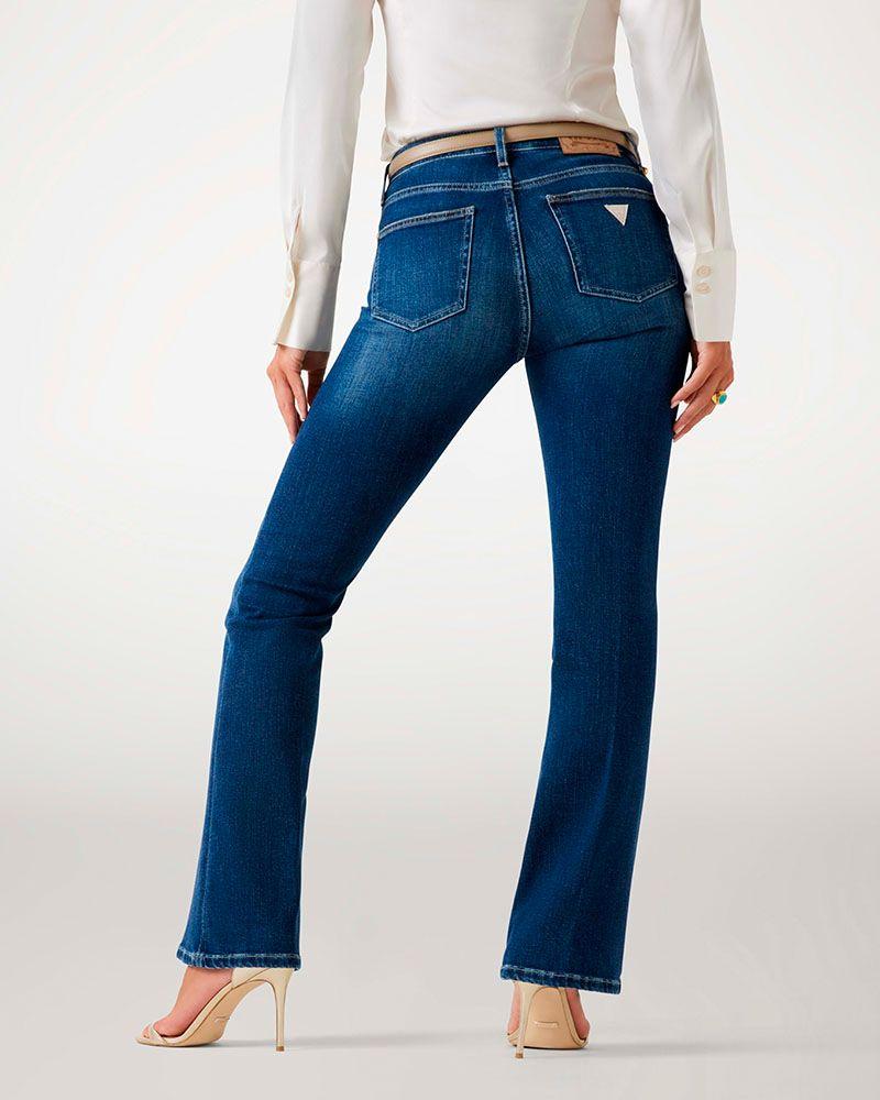 Jeans Sexy Flare Azul Mujer-1