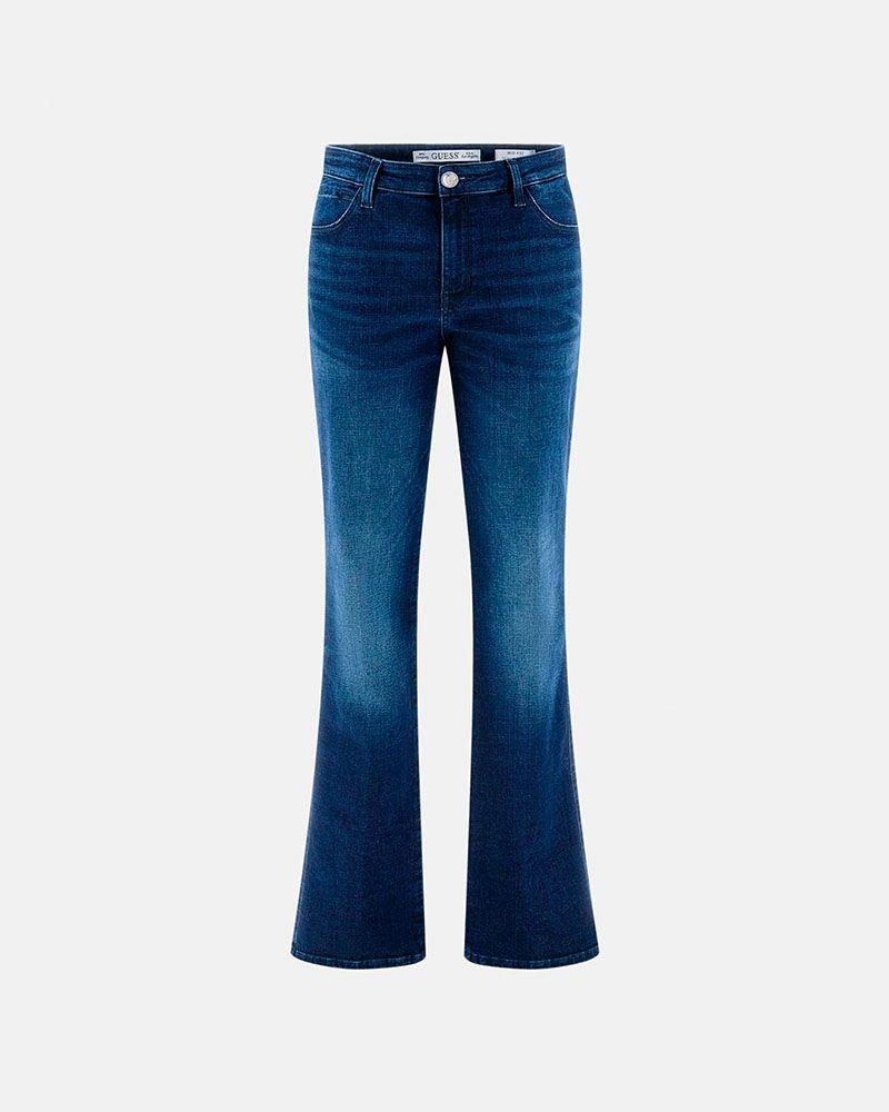 Jeans Sexy Flare Azul Mujer-4
