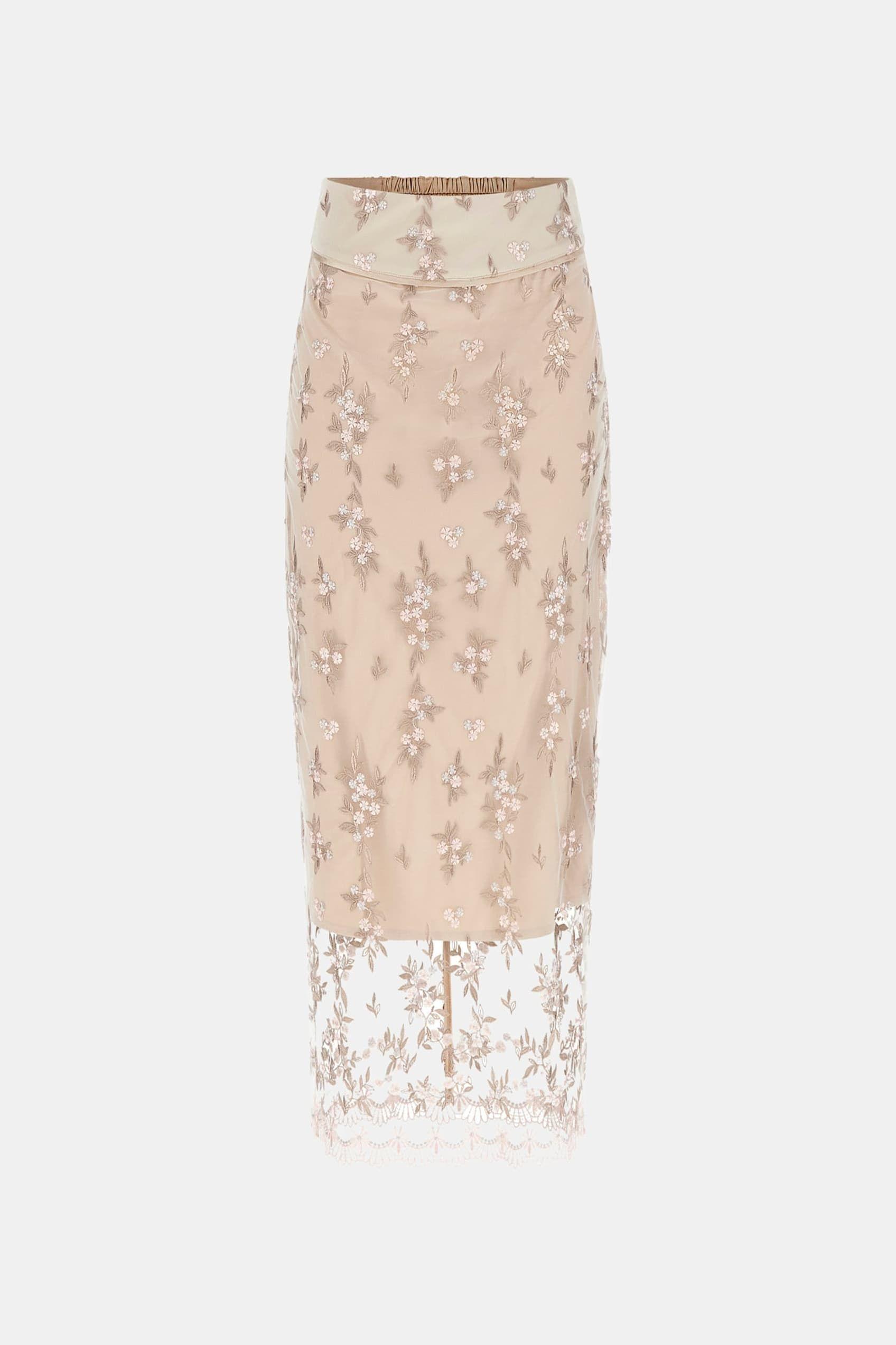 Falda Caterina Embroidered Pencil-5