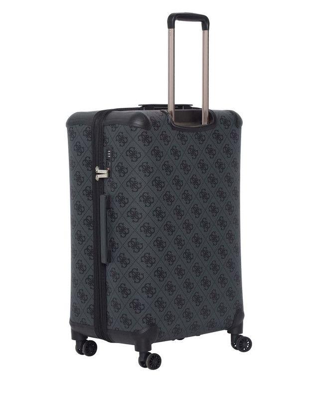 Maleta Guess Mujer Berta 28 In 8-Wheeler Negro-1