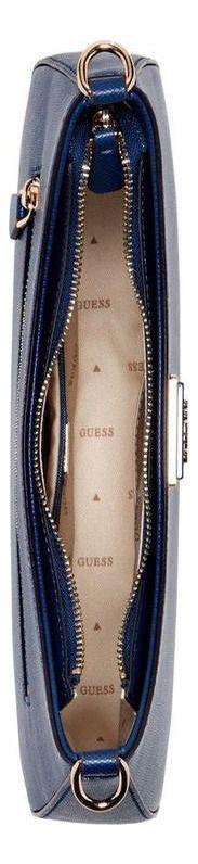 Cartera Guess Mujer Noelle Top Zip Shoulder Bag Azul.-3