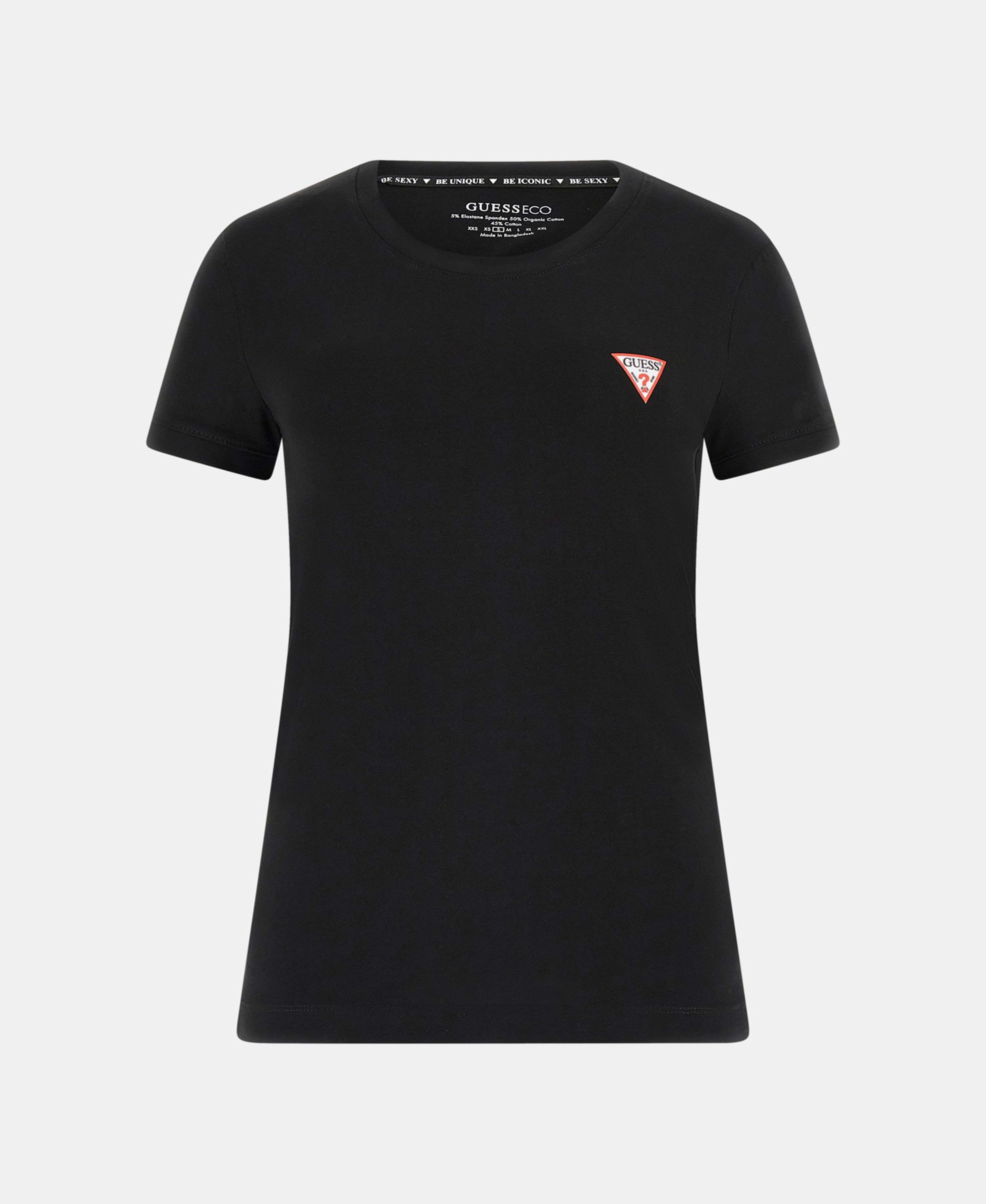 Polera Guess Mujer Ss Cn Mini Triangle Tee Negro-4