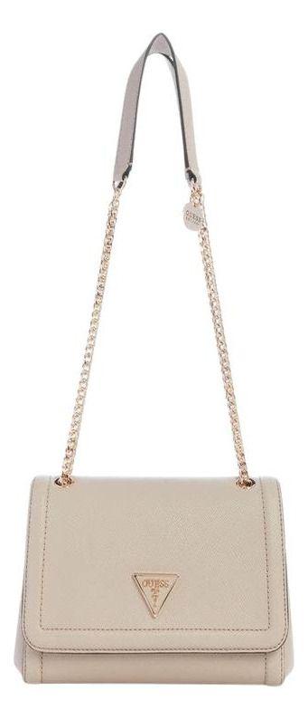 Cartera Guess Mujer Noelle Convertible Xbody Flap Café.-0