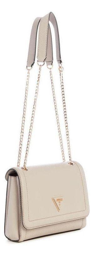 Cartera Guess Mujer Noelle Convertible Xbody Flap Café.-1