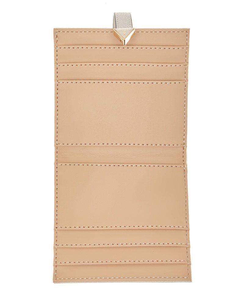Billetera Phoebe Slg Tab Card Case Café-2