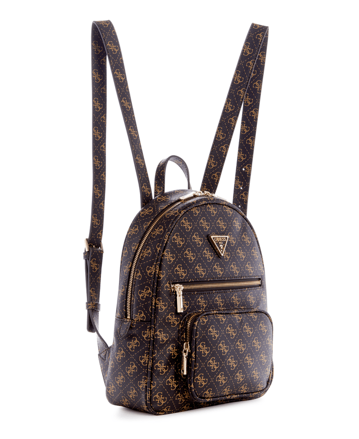 Mochila Guess Mujer Eco Elements Backpack Café.-1