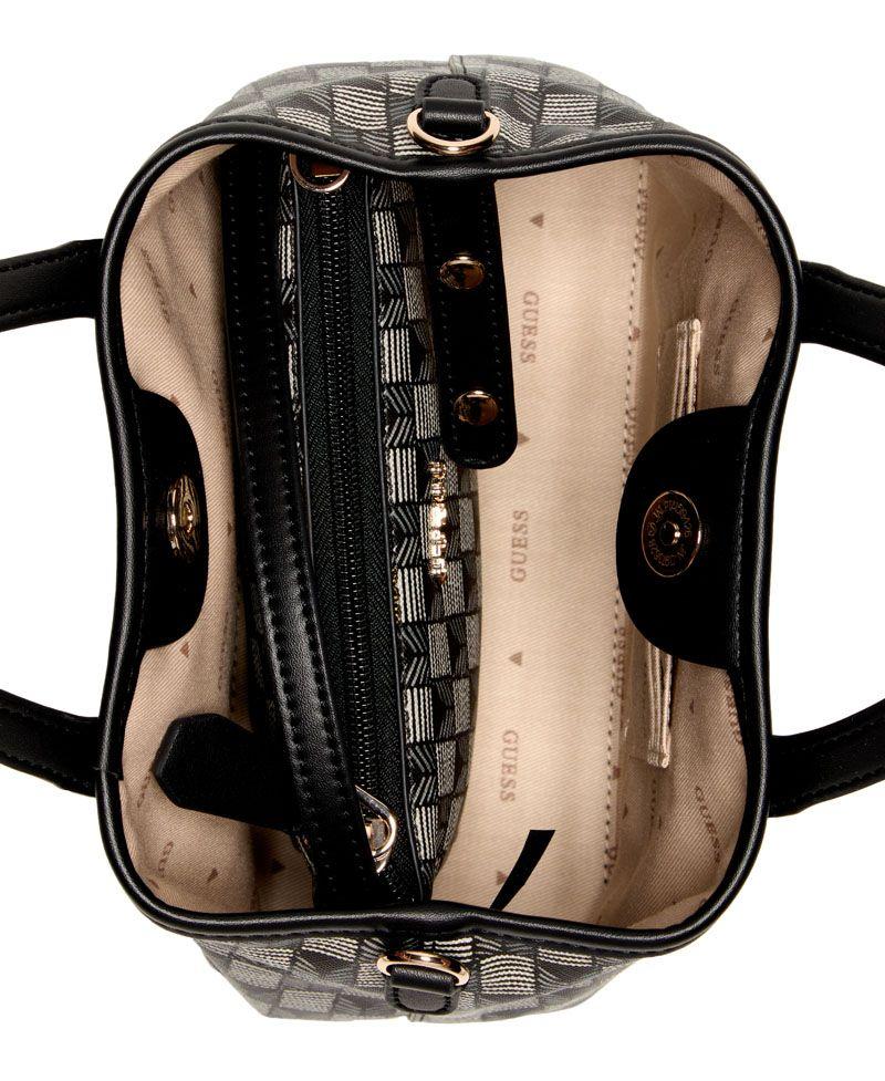 Mini Cartera Guess Mujer G Wave Mini Tote Negro-3