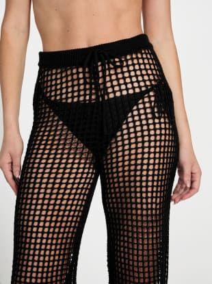 Pantalon Crochet Pant Negro-4