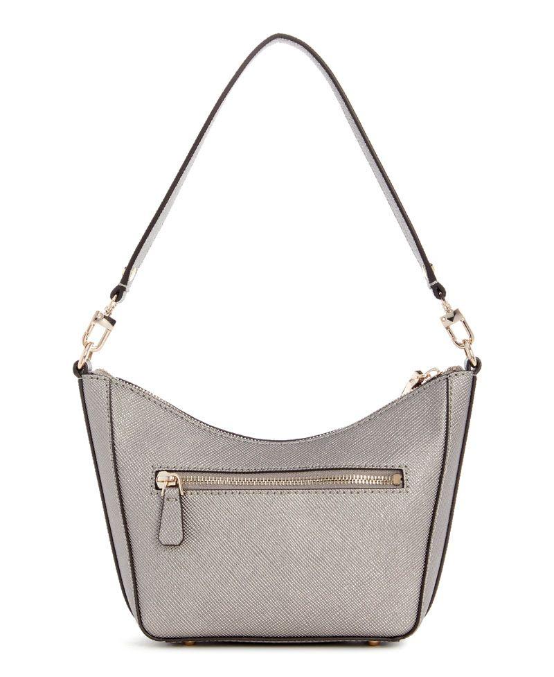 Cartera Eco Gloriana Top Zip Shldr Bag Plateado-2