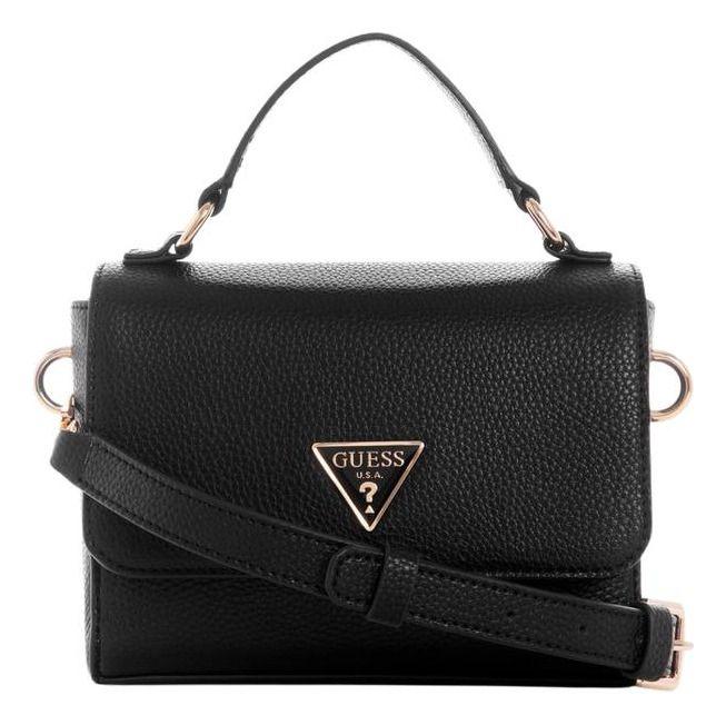 Mini Cartera Guess Mujer Emiliya Mini Top Handle Flap Negro-0