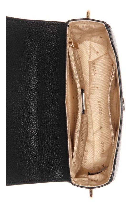 Mini Cartera Guess Mujer Emiliya Mini Top Handle Flap Negro-3
