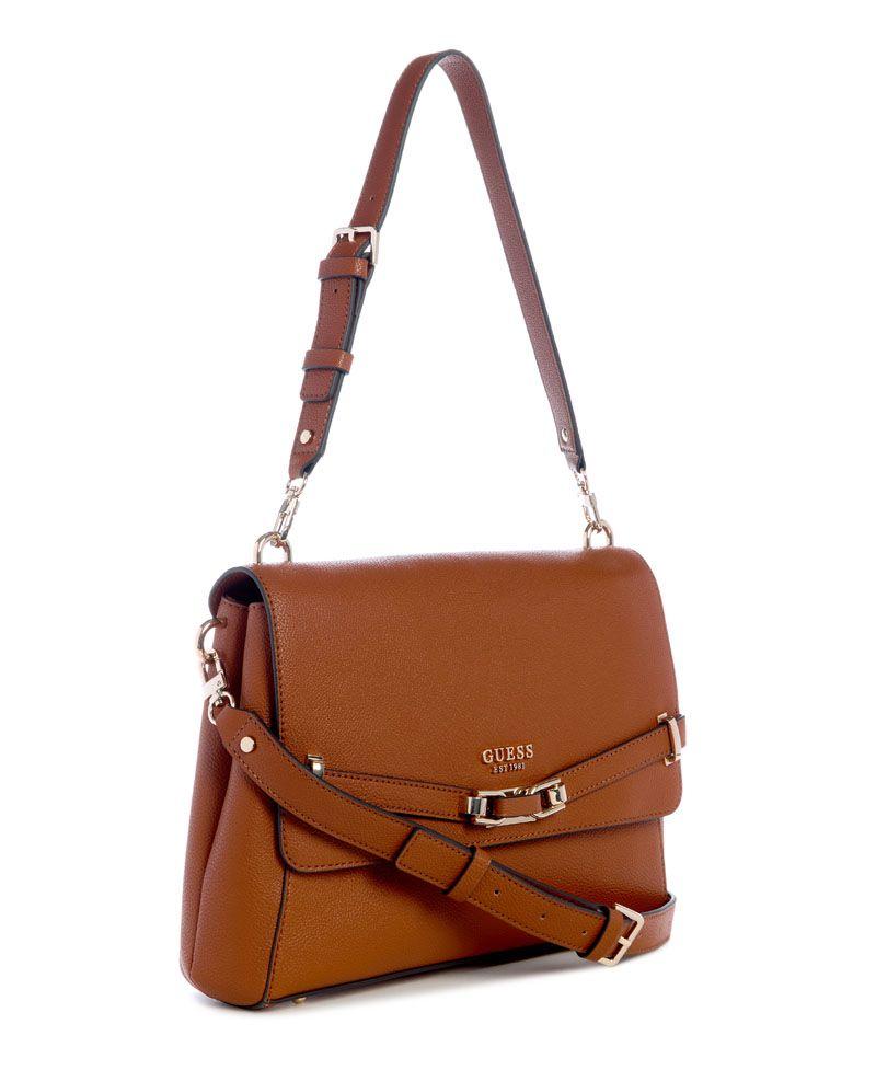 Cartera Silvye Flap Shoulder Bag Marrón-1