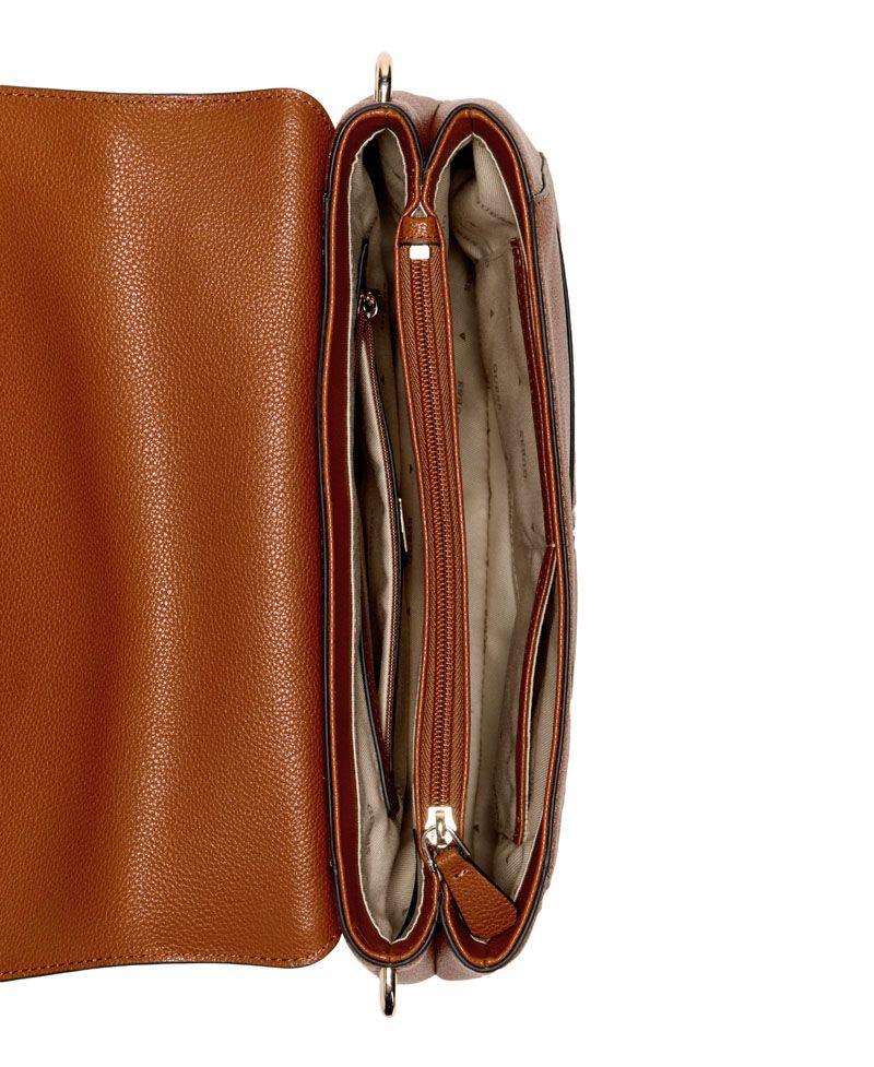 Cartera Silvye Flap Shoulder Bag Marrón-3