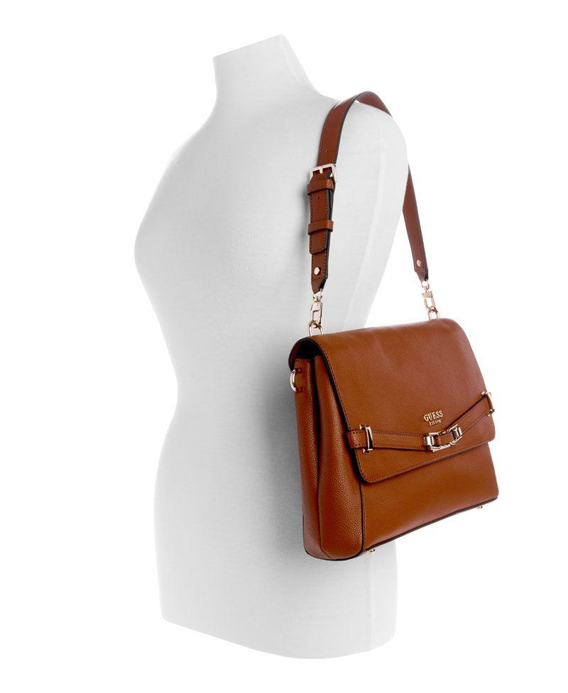 Cartera Silvye Flap Shoulder Bag Marrón-4