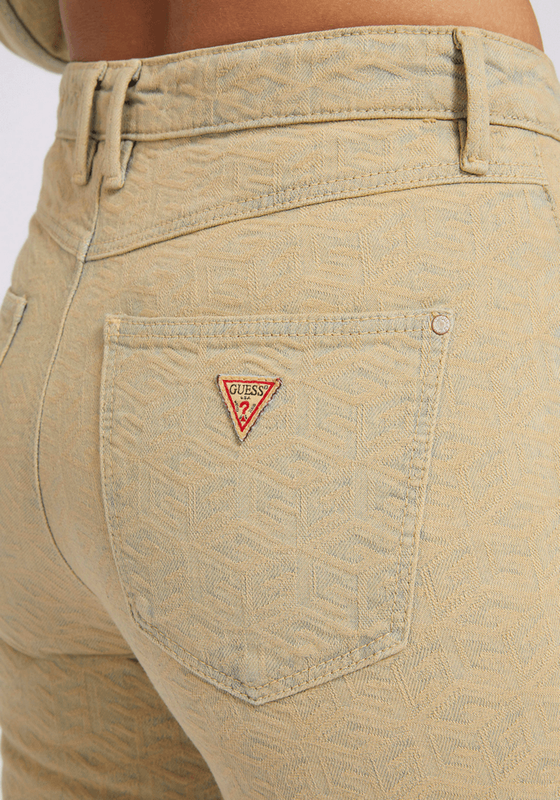 Jeans Guess Mujer 1981 Skinny Café.-2