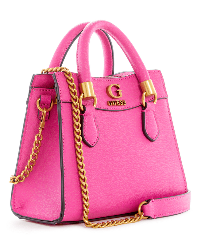 Mini Cartera Guess Mujer Nell Mini Satchel Rosa-1