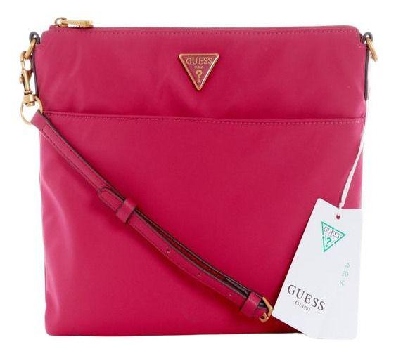 Cartera Guess Mujer Eco Gemma Crossbody Swing Pack Fucsia-0