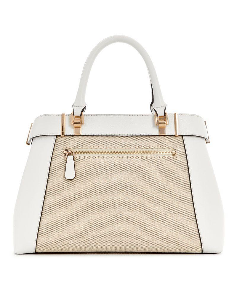 Cartera Anadela 3 Comp Satchel Blanco-2