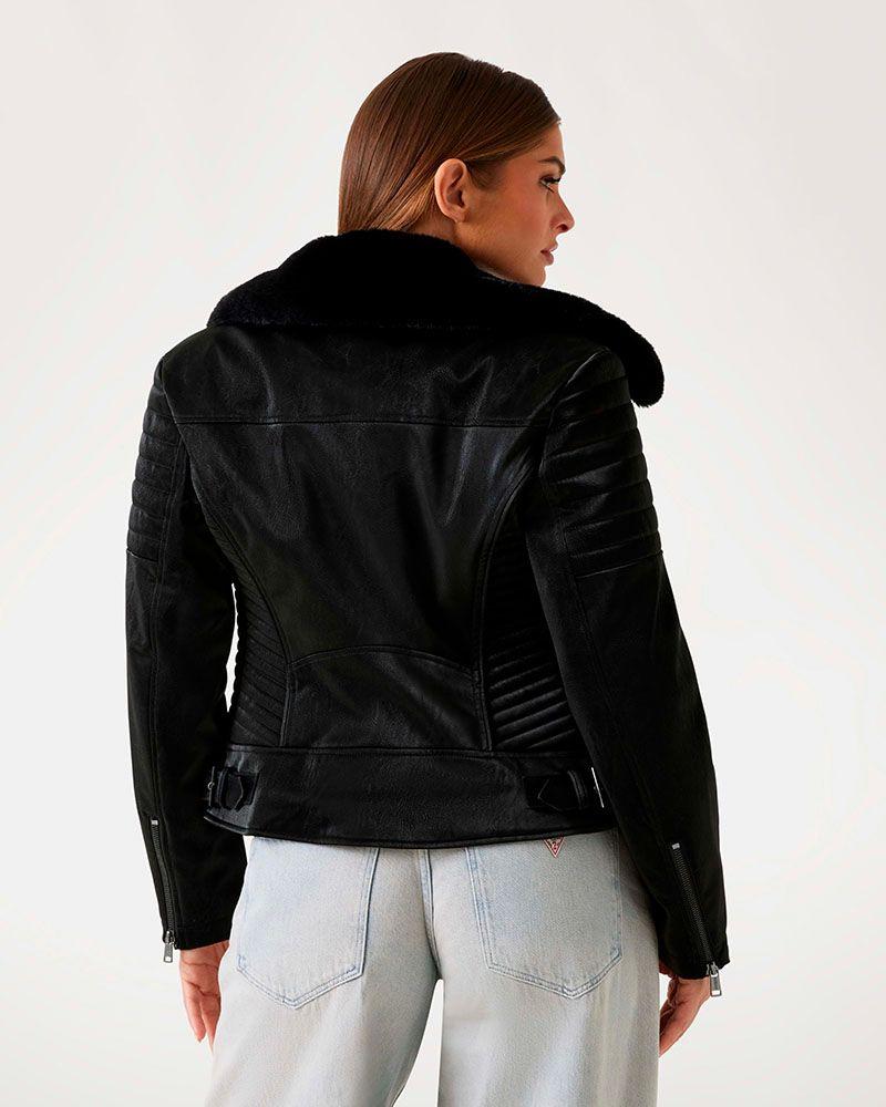 Chaqueta Darcey Biker Negro Mujer-1