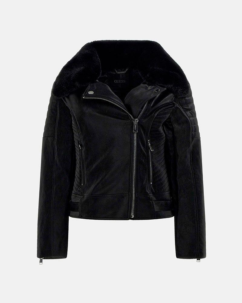 Chaqueta Darcey Biker Negro Mujer-4