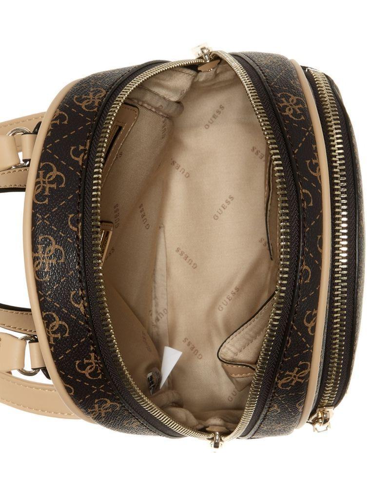 Mochila Guess Mujer Manhattan Backpack Café-3