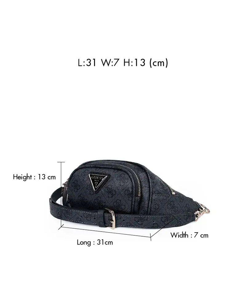Banano Latona Belt Bag Gris Oscuro-4
