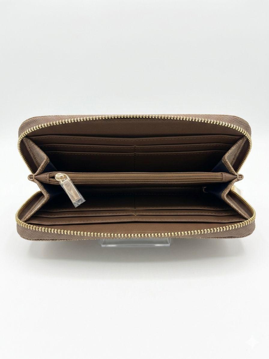 Billetera Latona Lrg Zip Arnd Orgnzr Cafe O-2