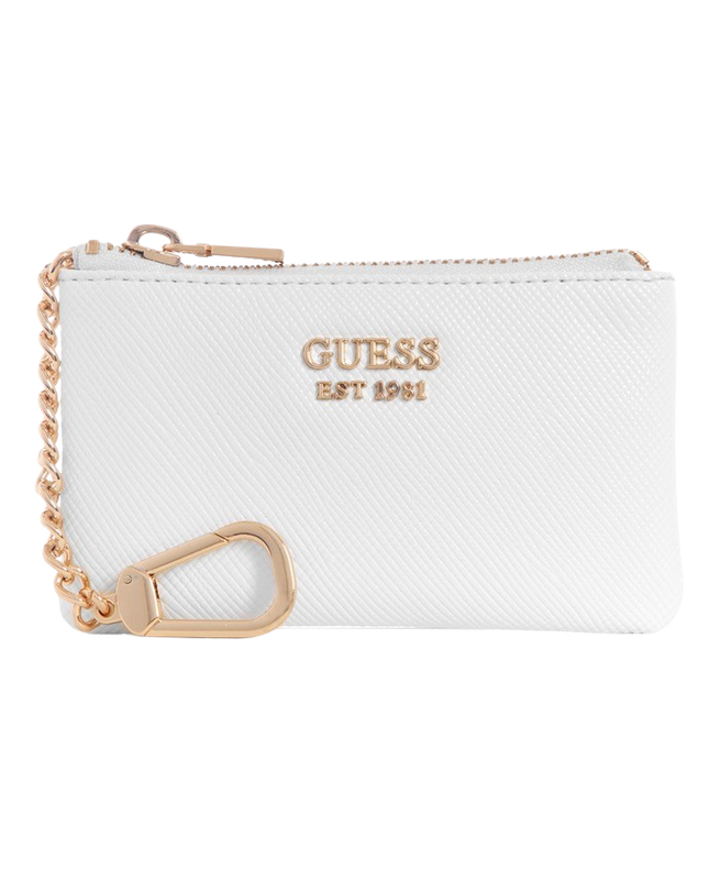 Billetera Guess Mujer Laurel Slg Zip Pouch Blanco-0